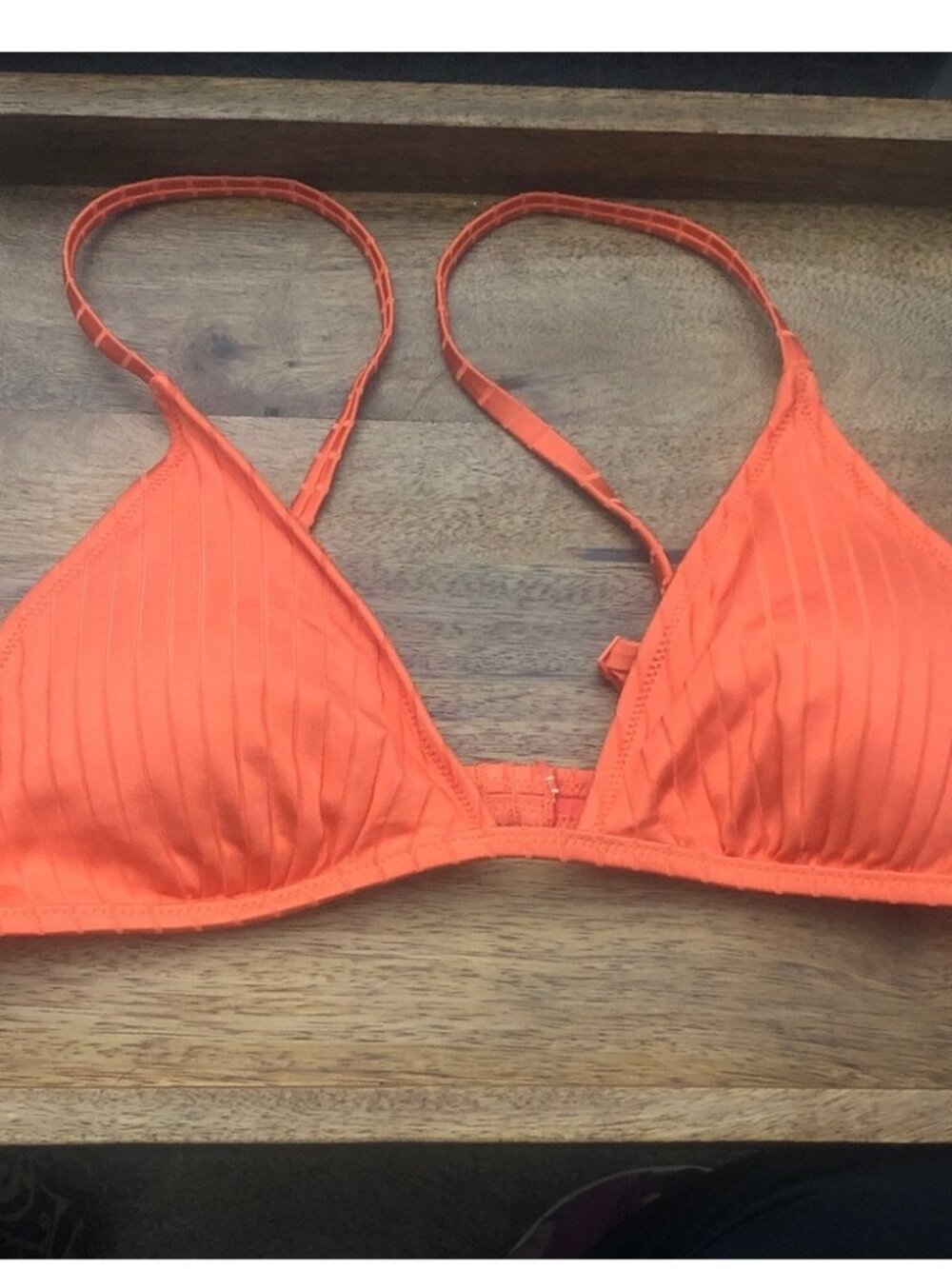 Aerie Orange Bikini Top